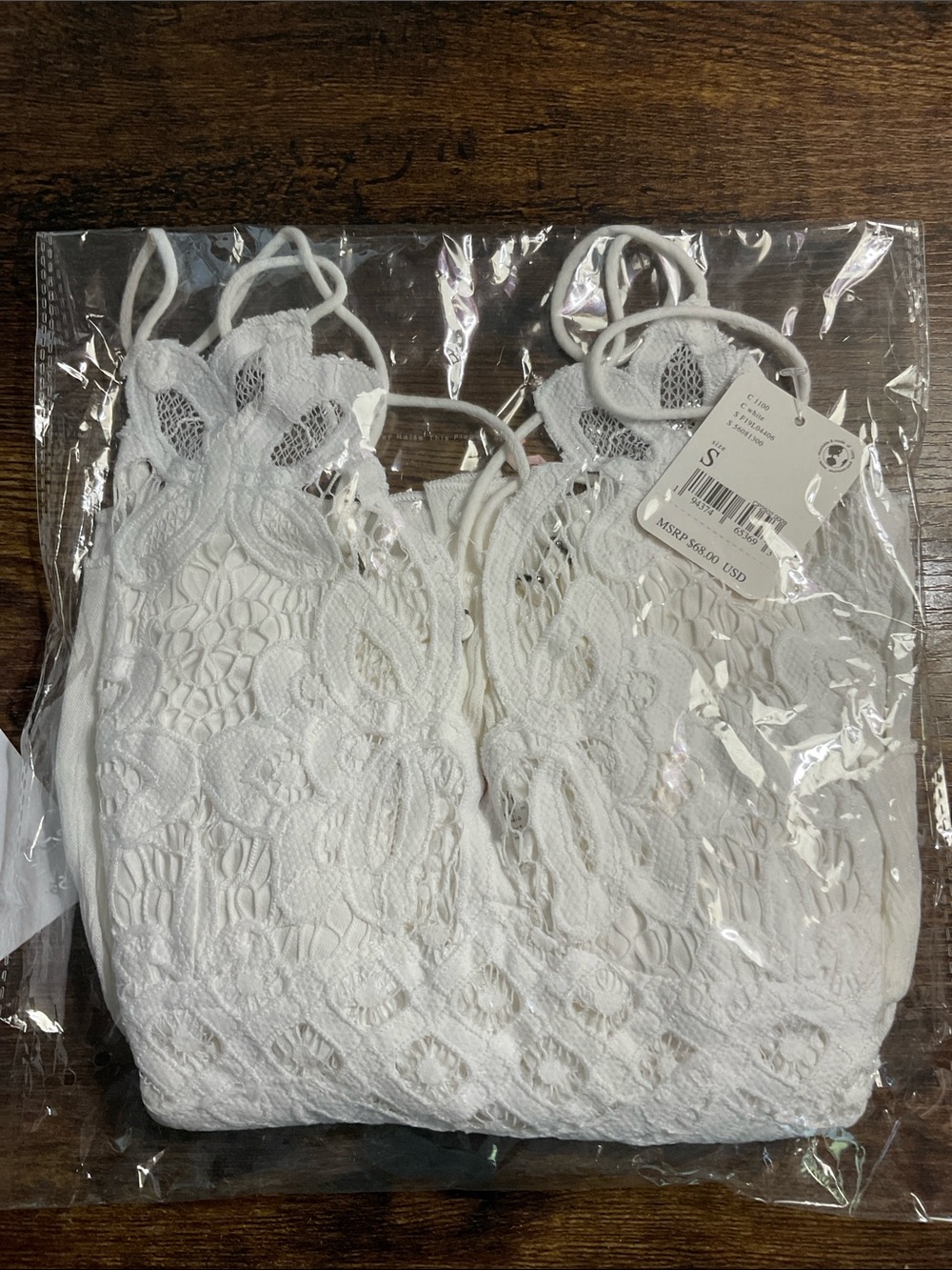 Free People Adella Cami White Small